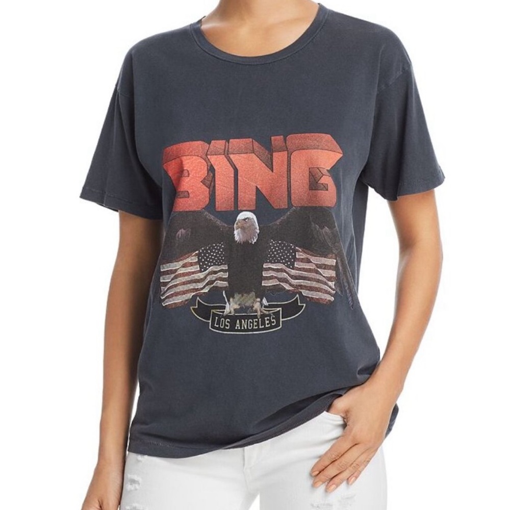 Anine Bing Eagle Tee - size large